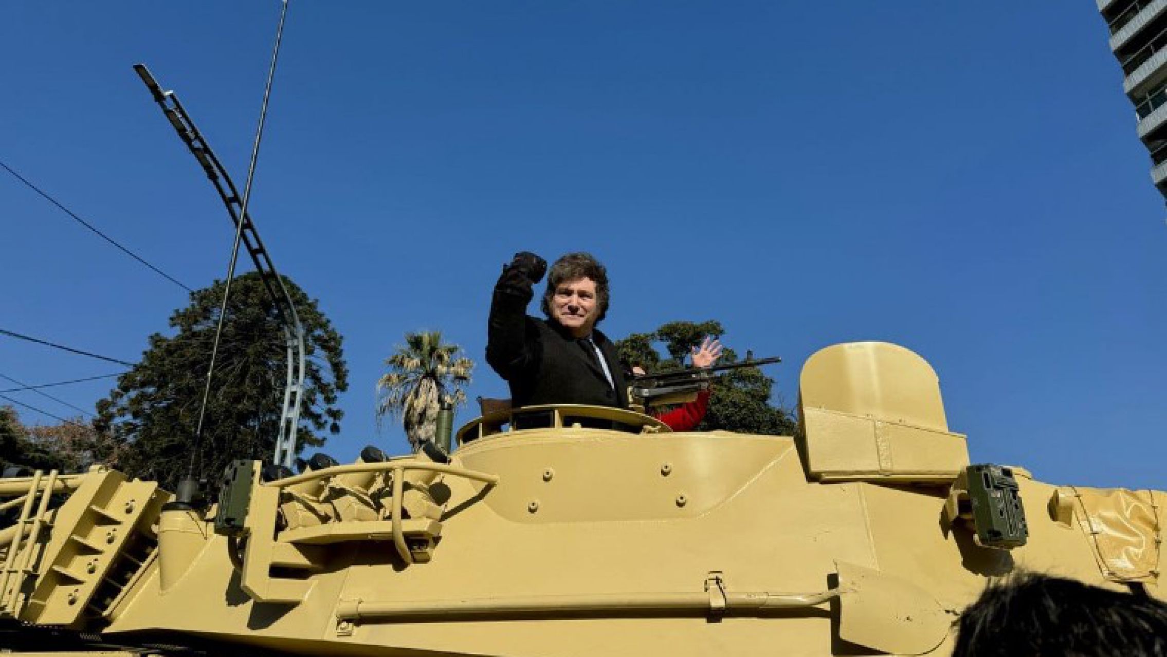 Milei celebró el 9 de julio con el mayor desfile militar de la historia